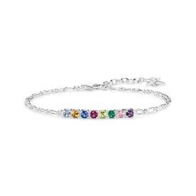 Thomas Sabo Ezüst állítható karkötő színes kövekkel SCA150333