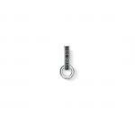 Thomas Sabo Ezüst charm tartó karika fekete X0262-643-11