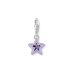Thomas Sabo Ezüst csillag charm lila tűzzománccal és cirkóniával 2039-041-13