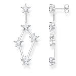 Thomas Sabo Ezüst függő fülbevaló szikrázó csillagokkal H2083-051-14