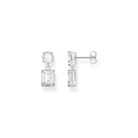Thomas Sabo Ezüst fülbevaló fehér cirkónia kövekkel H2276-051-14
