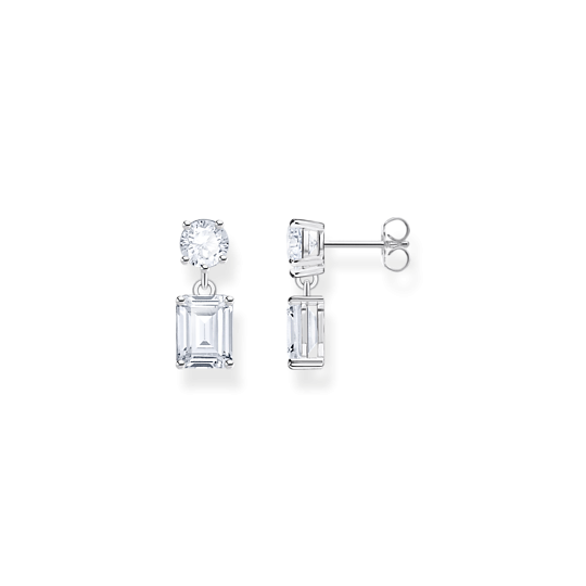 Thomas Sabo Ezüst fülbevaló fehér cirkónia kövekkel H2276-051-14