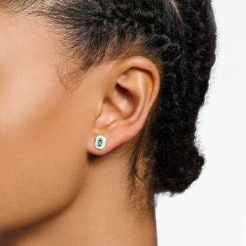 Thomas Sabo Ezüst fülbevaló zöld kővel és tűzzománccal H2270-496-6
