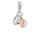 Thomas Sabo Ezüst gyűrű charm rozé szívvel 1000-416-14