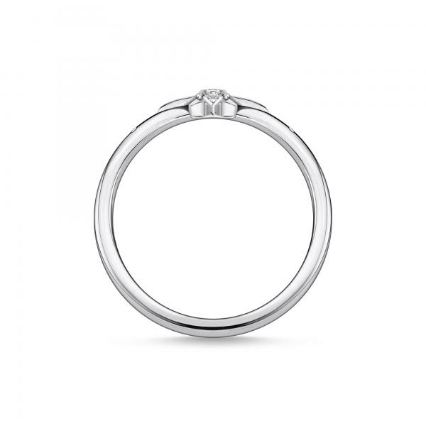Thomas Sabo Ezüst gyűrű cirkóniával kirakott csillaggal 