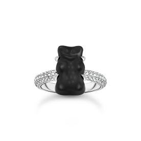 Thomas Sabo Ezüst gyűrű fekete Haribo gumi macival 