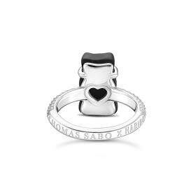 Thomas Sabo Ezüst gyűrű fekete Haribo gumi macival 