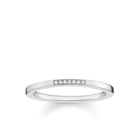 Thomas Sabo Ezüst gyűrű gyémánttal 