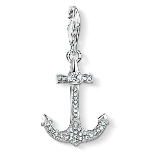 Thomas Sabo Ezüst horgony charm cirkóniával 1524-051-14