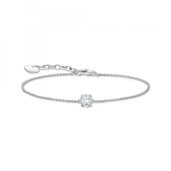 Thomas Sabo Ezüst karkötő áttetsző cirkónis kővel A2156-051-14-L19v