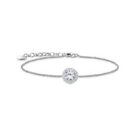 Thomas Sabo Ezüst karkötő fénylő cirkónia medállal A2166-051-14-L19v
