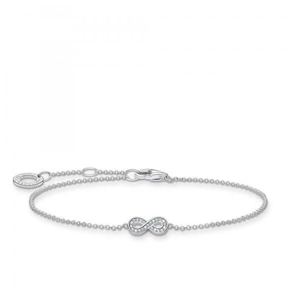 Thomas Sabo Ezüst karkötő köves végtelennel A2003-051-14-L19v