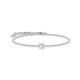 Thomas Sabo Ezüst karkötő négyzet alakú cirkónia medállal A2158-051-14-L19v