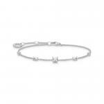 Thomas Sabo Ezüst karkötő négyzet alakú cirkóniával A2059-051-14-L19v