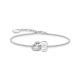 Thomas Sabo Ezüst karkötő összefonódó szívekkel A2163-051-14-L19v