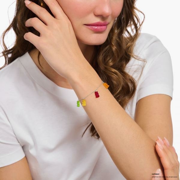 Thomas Sabo Ezüst karkötő színes Haribo gumi macikkal A2152-017-7-L19v