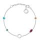Thomas Sabo Ezüst karkötő színes kövekkel X0274-965-7-L19v
