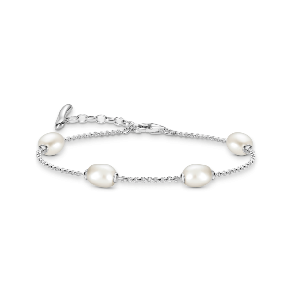 Thomas Sabo Ezüst karkötő tenyésztett gyöngyökkel A2189-082-14-L19v