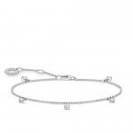 Thomas Sabo Ezüst karkötő virág cirkónia dísszel A1998-051-14-L19v