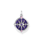 Thomas Sabo Ezüst kozmikus talizmán medál lila tűzzománccal  PE956-473-13