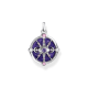Thomas Sabo Ezüst kozmikus talizmán medál lila tűzzománccal  PE956-473-13