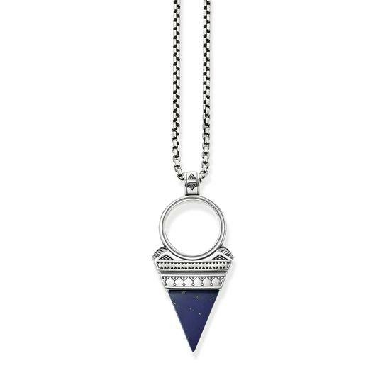 Thomas Sabo Ezüst lánc kék háromszög medállal KE1780-531-1-L55