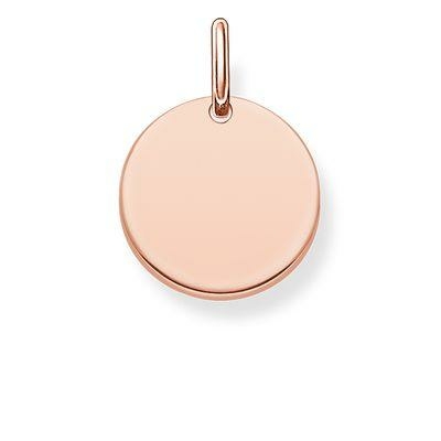 Thomas Sabo Ezüst medál cirkóniával 18K rozé arany bevonattal - Love Coins LBPE0005-416-14