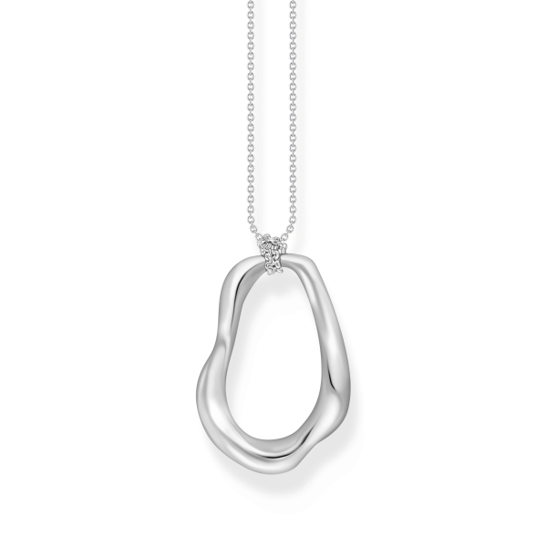 Thomas Sabo Ezüst nyaklánc aszimmetrikus medállal KE2319-001-39-L70