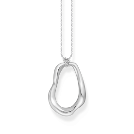 Thomas Sabo Ezüst nyaklánc aszimmetrikus medállal KE2319-001-39-L70