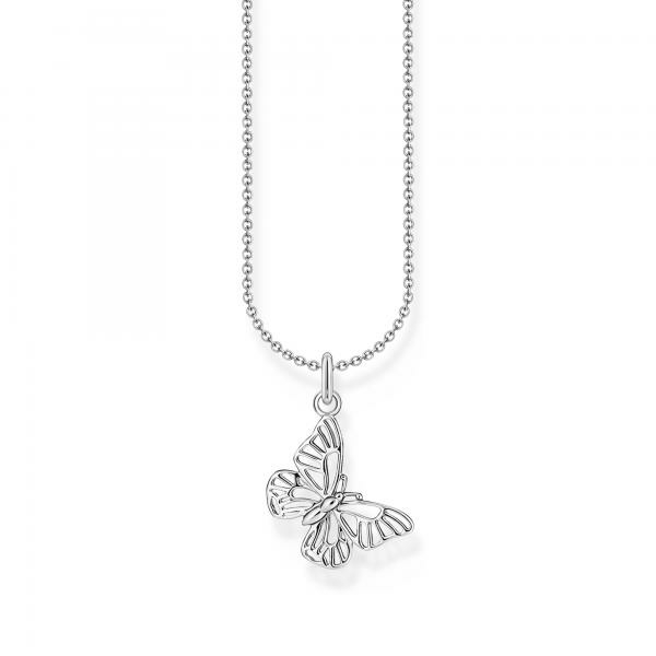 Thomas Sabo Ezüst nyaklánc áttört pillangó medállal KE2223-001-21-L45v