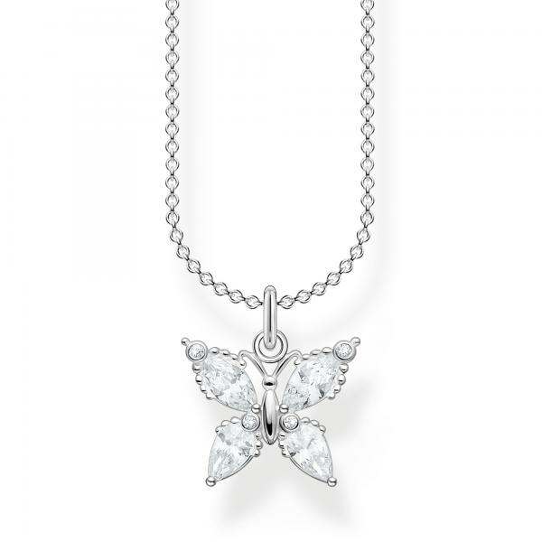 Thomas Sabo Ezüst nyaklánc cirkónia pillangó medállal KE2101-051-14-L45