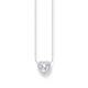 Thomas Sabo Ezüst nyaklánc fénylő szív medállal KE2280-051-14-L45v