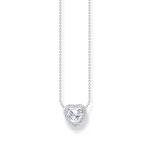 Thomas Sabo Ezüst nyaklánc fénylő szív medállal KE2280-051-14-L45v