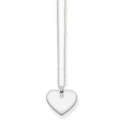 Thomas Sabo Ezüst nyaklánc gravírozható szív medállal KE1396-001-12-L42