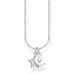 Thomas Sabo Ezüst nyaklánc hold és csillag medállal KE2068-051-14-L45v