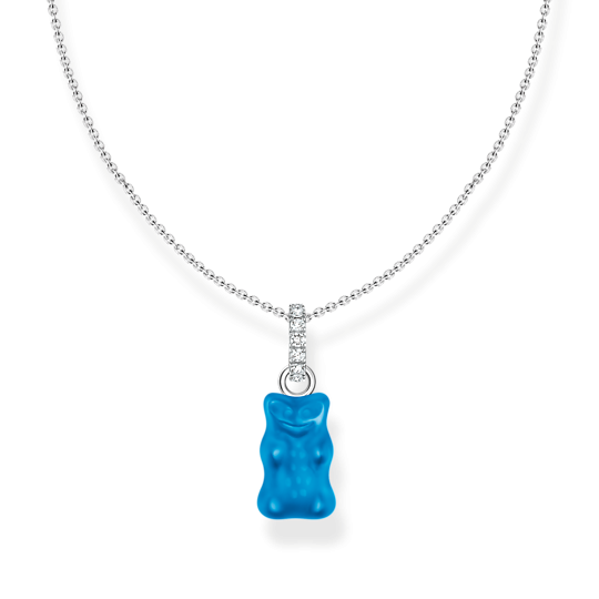Thomas Sabo Ezüst nyaklánc kék Haribo gumi macival KE2209-052-1-L45v