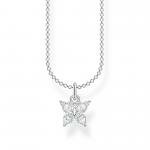 Thomas Sabo Ezüst nyaklánc kis pillangó medállal KE2102-051-14-L45v