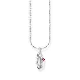 Thomas Sabo Ezüst nyaklánc összekapcsolt gyűrűk medállal KE2231-639-10-L45v