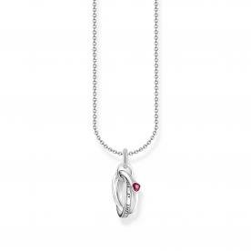 Thomas Sabo Ezüst nyaklánc összekapcsolt gyűrűk medállal KE2231-639-10-L45v