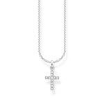 Thomas Sabo Ezüst nyaklánc pávé kereszt medállal KE2069-051-14-L45V