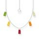 Thomas Sabo Ezüst nyaklánc színes Haribo gumi macikkal KE2205-017-7-L45v