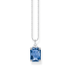 Thomas Sabo Ezüst nyaklánc téglalap alakú kék kővel KE2089-166-1-L45v