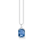 Thomas Sabo Ezüst nyaklánc téglalap alakú kék kővel KE2089-166-1-L45v