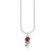 Thomas Sabo Ezüst nyaklánc vörös rózsa medállal KE2219-664-10-L45v