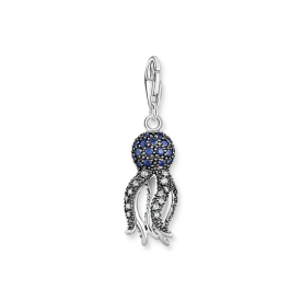 Thomas Sabo Ezüst polip charm kék kövekkel 1890-644-1