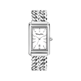 Thomas Sabo Ezüst színű téglalap alakú női óra WA0428-201-201-22