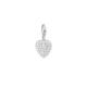 Thomas Sabo Ezüst szív charm pávé cirkónia kövekkel 1864-051-14