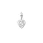 Thomas Sabo Ezüst szív charm pávé cirkónia kövekkel 1864-051-14