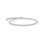 Thomas Sabo Ezüst tenisz karkötő apró áttetsző cirkóniával A2168-051-14-L19v
