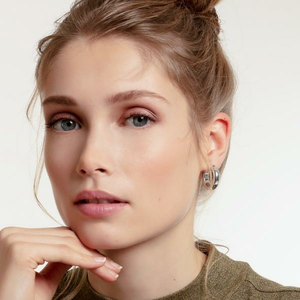 Thomas Sabo Ezüst vastag karika fülbevaló CR635-001-21
